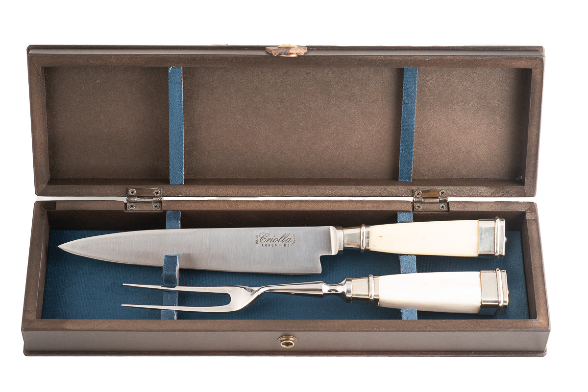 White Angus Carving set - Vakiano