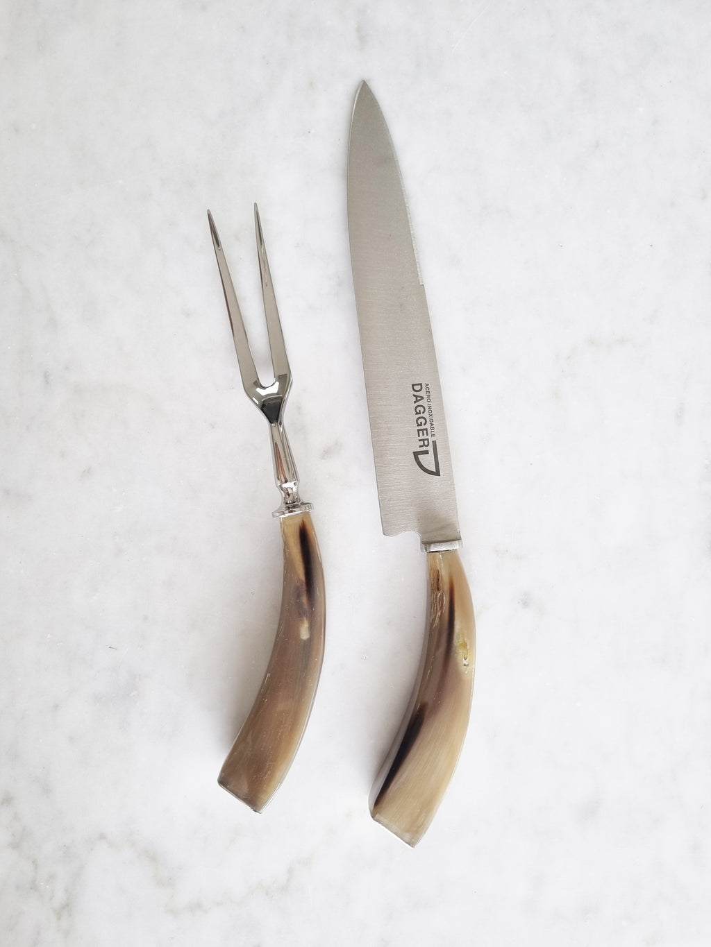 COW ANTLER CARVING SET - Vakiano