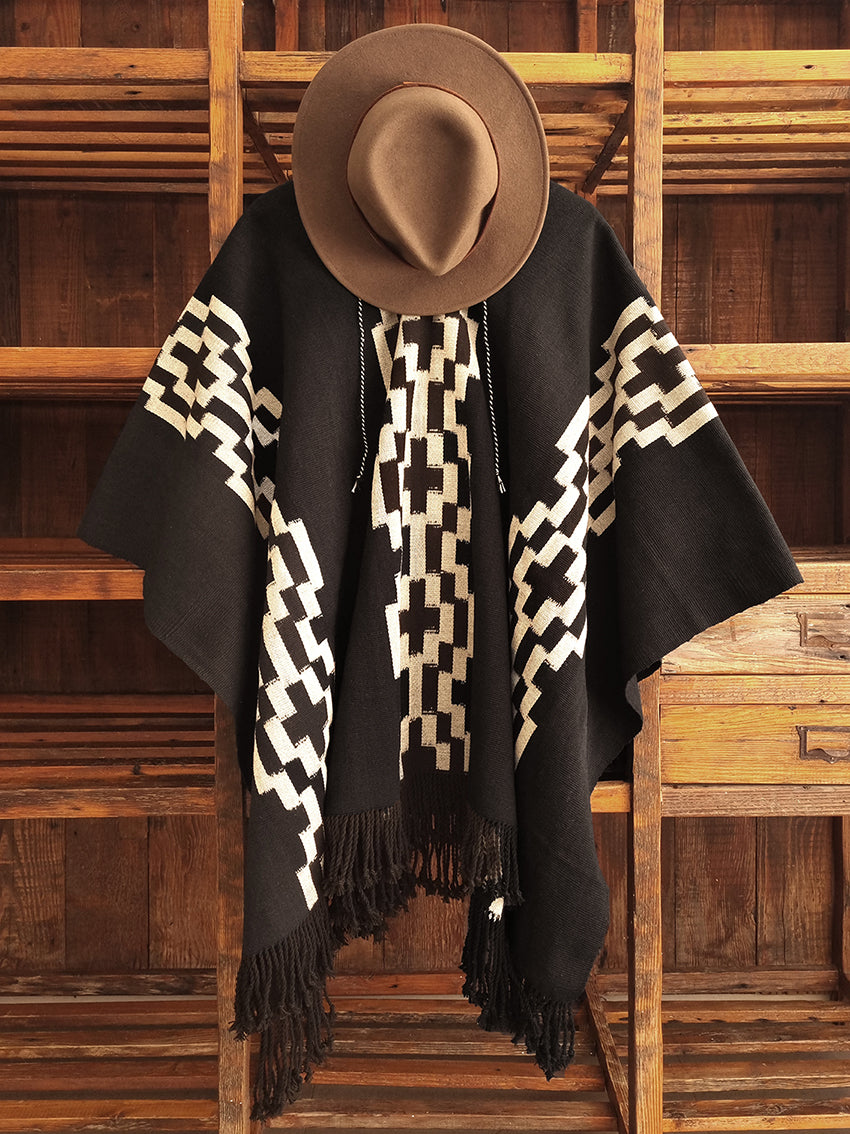 Poncho de alpaca Toba Pampa