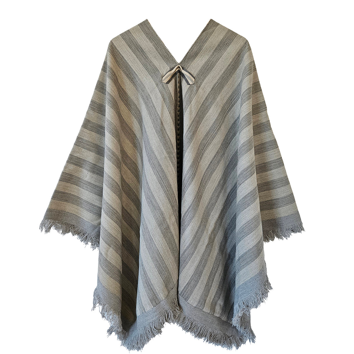 Malcante Handwoven Argentine wool Poncho
