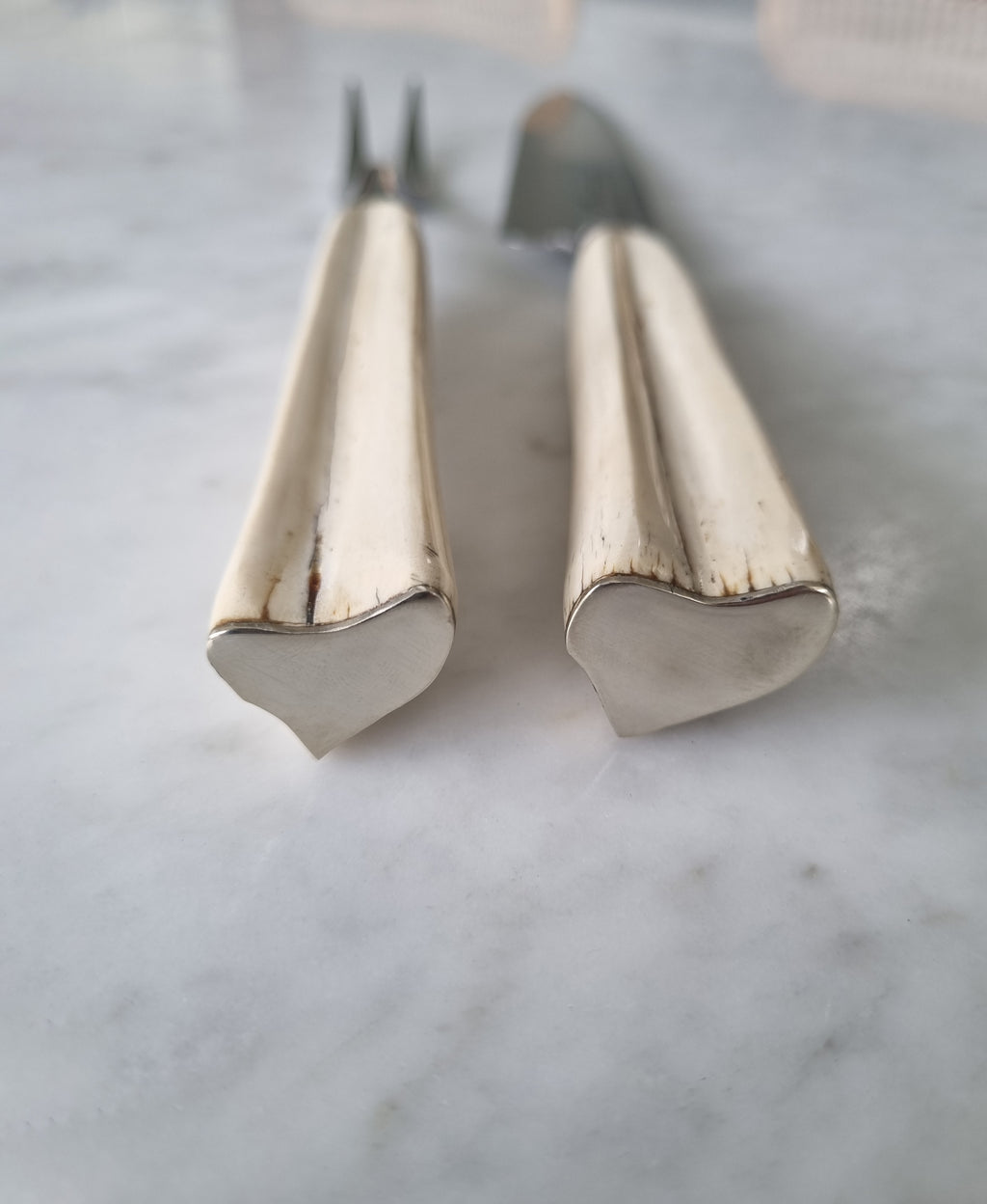 Carving knife and fork set for asado selected by Vakiano