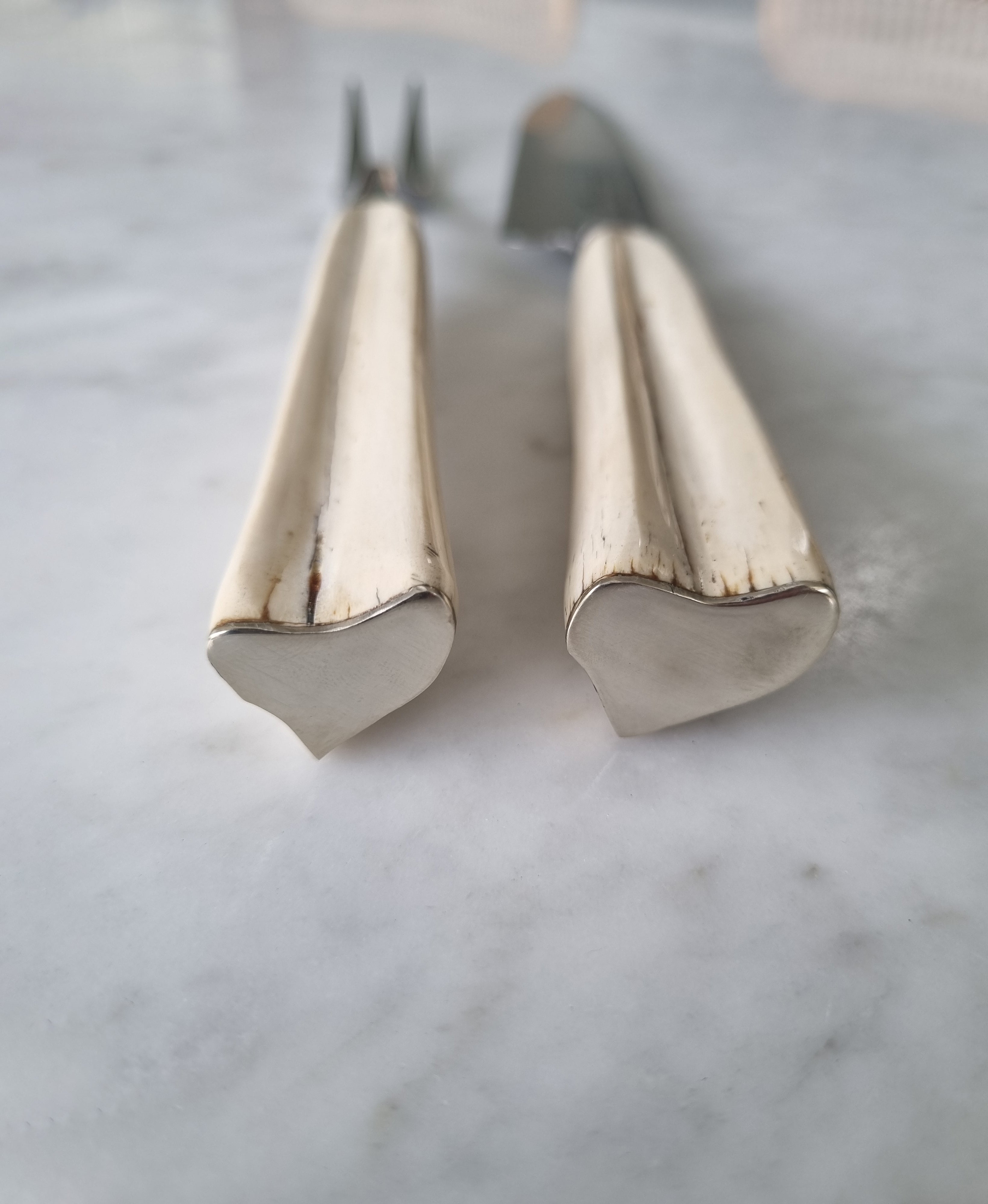 Carving knife and fork set for asado selected by Vakiano
