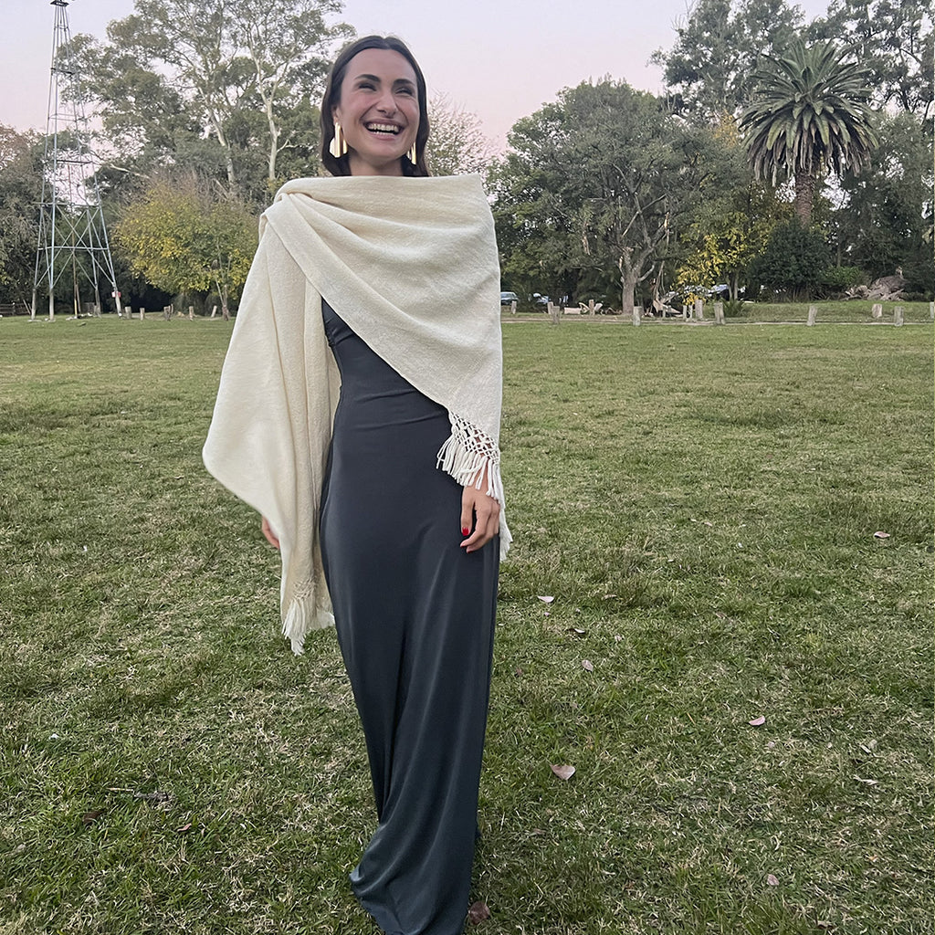 PATAGONIA CREAM RUANA - Vakiano