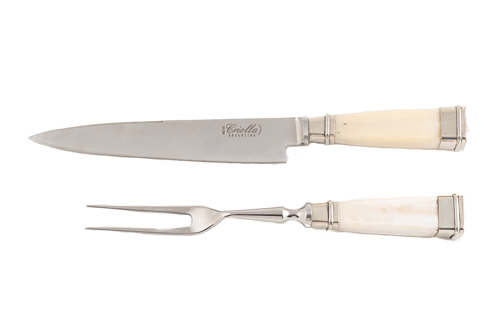 White Angus Carving set - Vakiano
