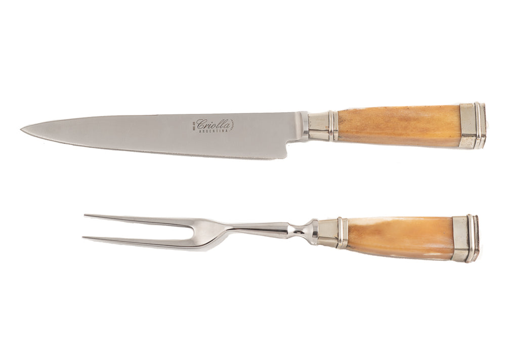 Yellow Angus Carving set - Vakiano