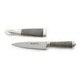 Knife with hand-made 925 silver wire hilt and sheath - Vakiano