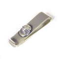 Sterling silver money clip with polo helmet motif - Vakiano