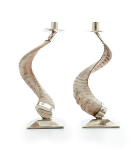 Rustic candelabra